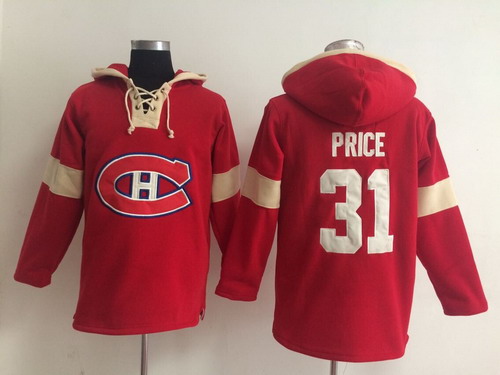 Old Time Hockey Montreal Canadiens #31 Carey Price Pullover Hoody -2014 Red Old Time Hockey Montreal Canadiens #31 Carey Price Pullover Hoody -2014 Red